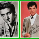 Elvis Presley, 2x Reprint Autograph