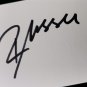 Russell Crowe, Original Hand Signed Autograph on Paper