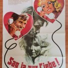 Gable and Lombard, James Brolin, Jill Clayburgh, Original Cinema Poster from 1976