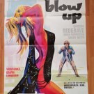 Blow Up, David Hemmings, Vanessa Redgrave, Michelangelo Antonioni, Original Cinema Poster 1967