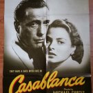 Casablanca, Humphrey Bogart, Ingrid Bergman, Cinema Poster rr 2002