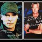 Richard Dean Anderson, MacGyver, Stargate, 2x Reprint Autograph