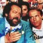 Bud Spencer, Terence Hill, Reprint Autograph Photo, Lot of 2