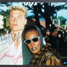 Grace Jones, Dolph Lundgren, A View to a Kill, Multi Signed Autograph Photo