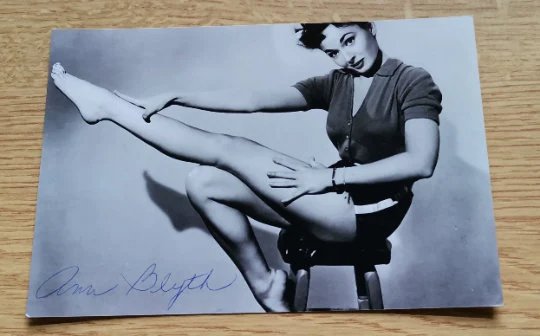 Ann Blyth, Signed Autograph Photo, Once More