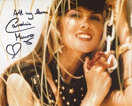 Caroline Munro 007 Bond Girl Signed Autograph Photo 10x8 Inch 0755