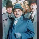 Philip Jackson and Hugh Fraser, Signed Autograph Photo (Poirot, tv series )