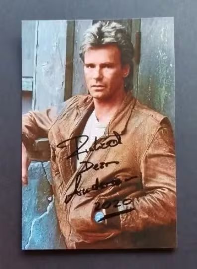 Richard Dean Anderson, MacGyver, Signed Autograph Photo