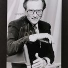 Larry King, Journalist, Original Autograph, Signed in Person (2)