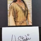 Wes Studi, The Last of the Mohicans, Original Autograph, Signed in Person, 6x4