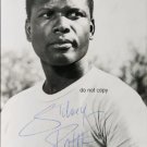 Sidney Poitier, In the Heat of the Night, Original Autograph, Signed in Person