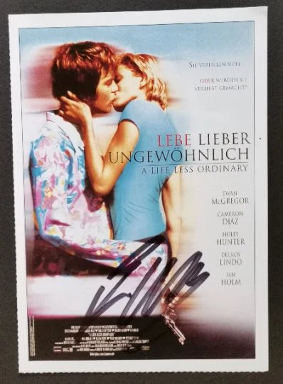 Ewan McGregor, Original Signed Autograph on Cinema Card