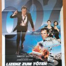 Licence to Kill, James Bond 007, Timothy Dalton, Carey Lowell, Movie Poster 1989