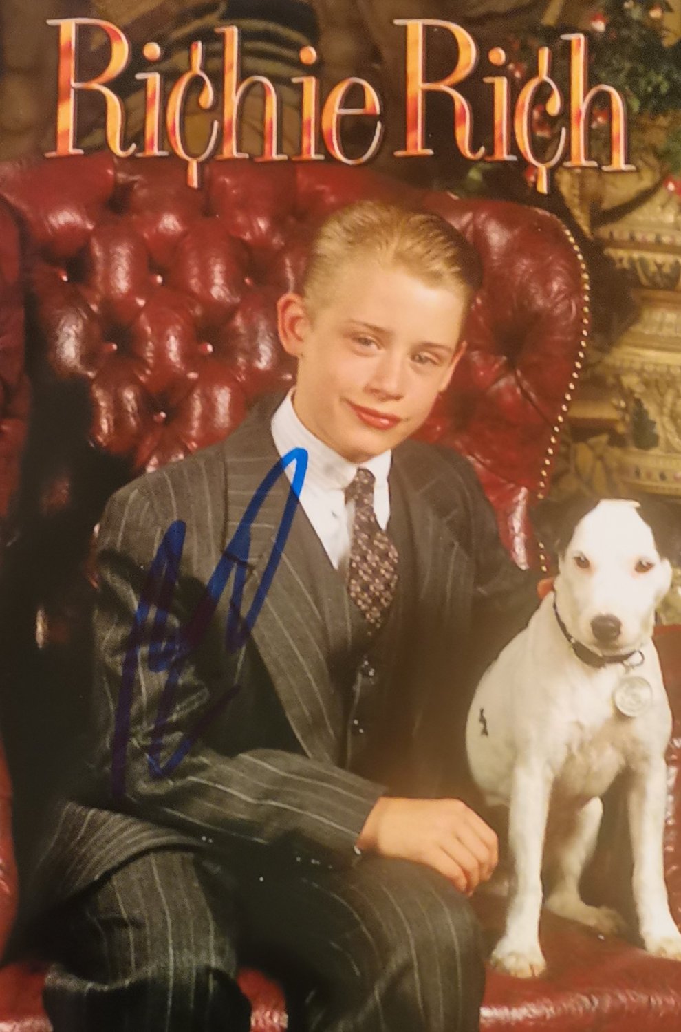 Macaulay Culkin, Richie Rich, Signed Autograph Photo