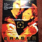 Eraser, Arnold Schwarzenegger, Vanessa Williams, Cinema Poster 1990, folded
