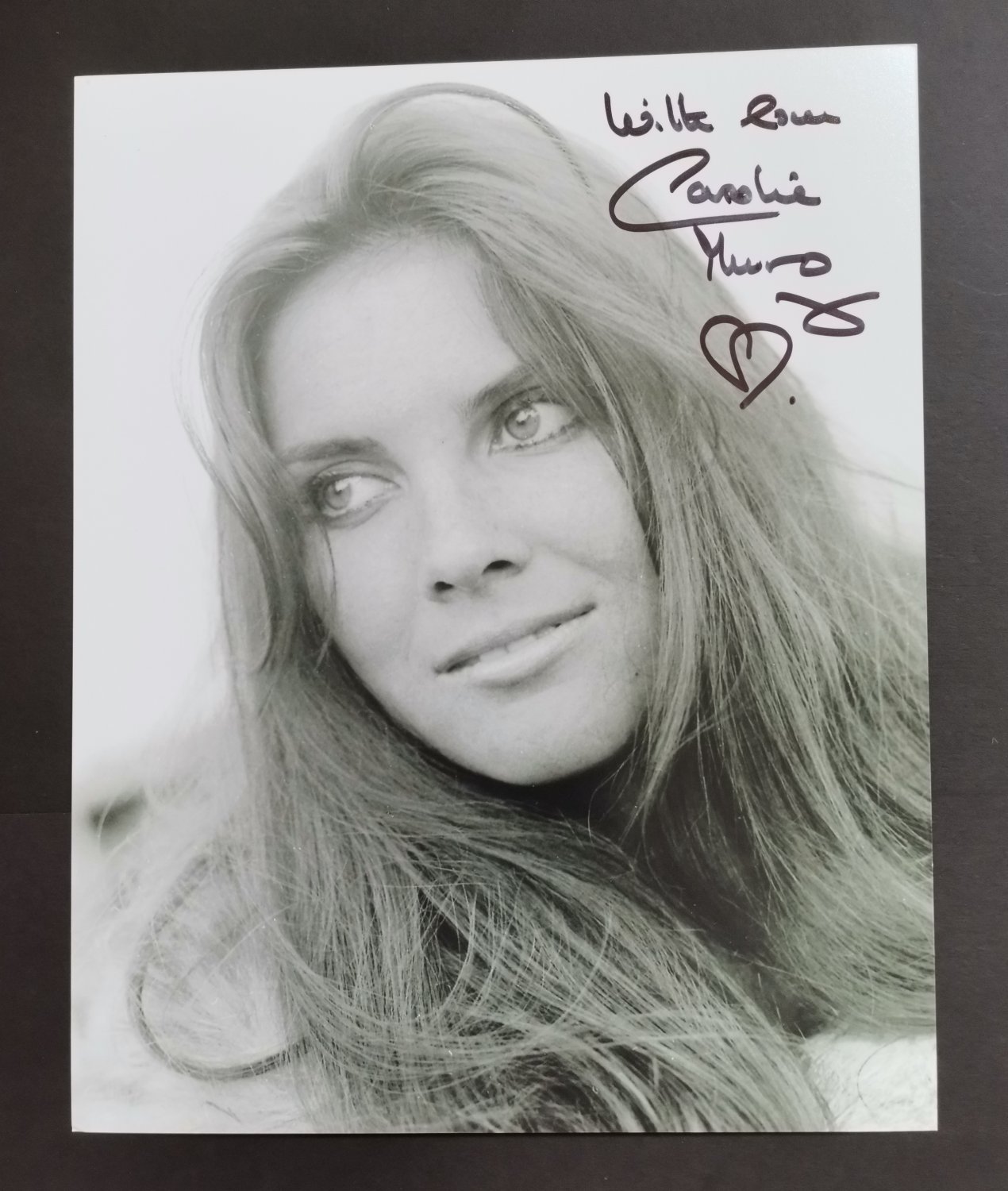 Caroline Munro, 007 Bond girl, Signed Autograph Photo, 10x8