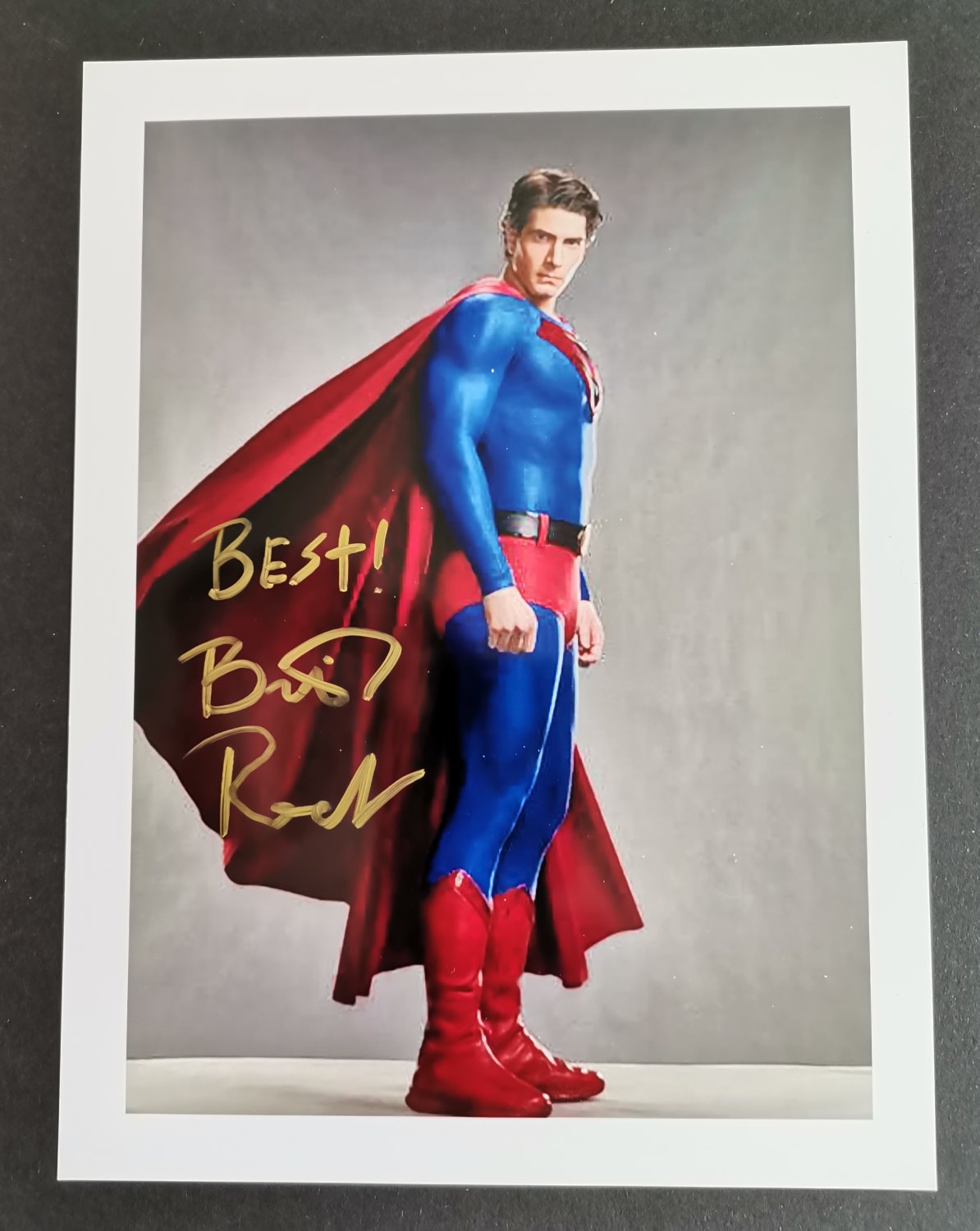 Brandon Routh, Superman, Signed Autograph Photo