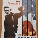 Bullitt, Steve McQueen, Jacqueline Bisset, Original Germany 1-Sheet Poster from 1968
