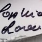 Sophia Loren, World Star, Signed Autographed 10x8 Photo