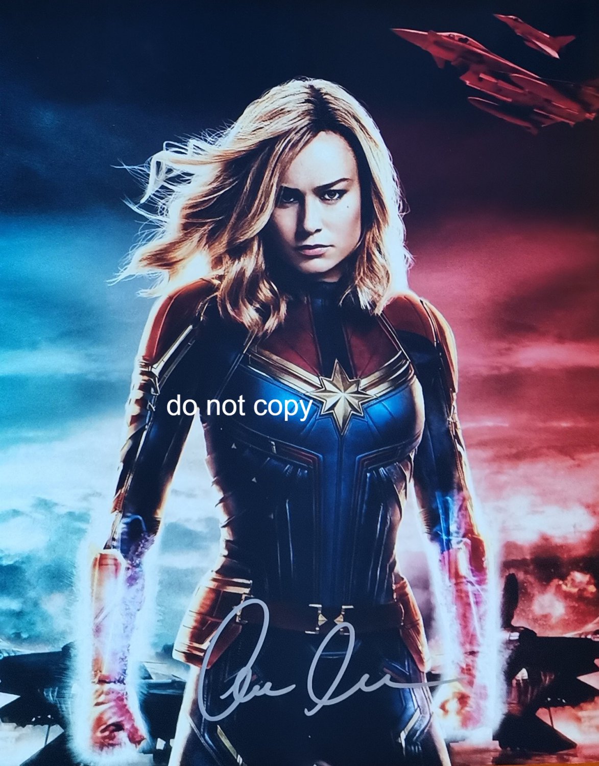 Brie Larson, Avengers: Endgame, Signed Autographed 10x8 Photo