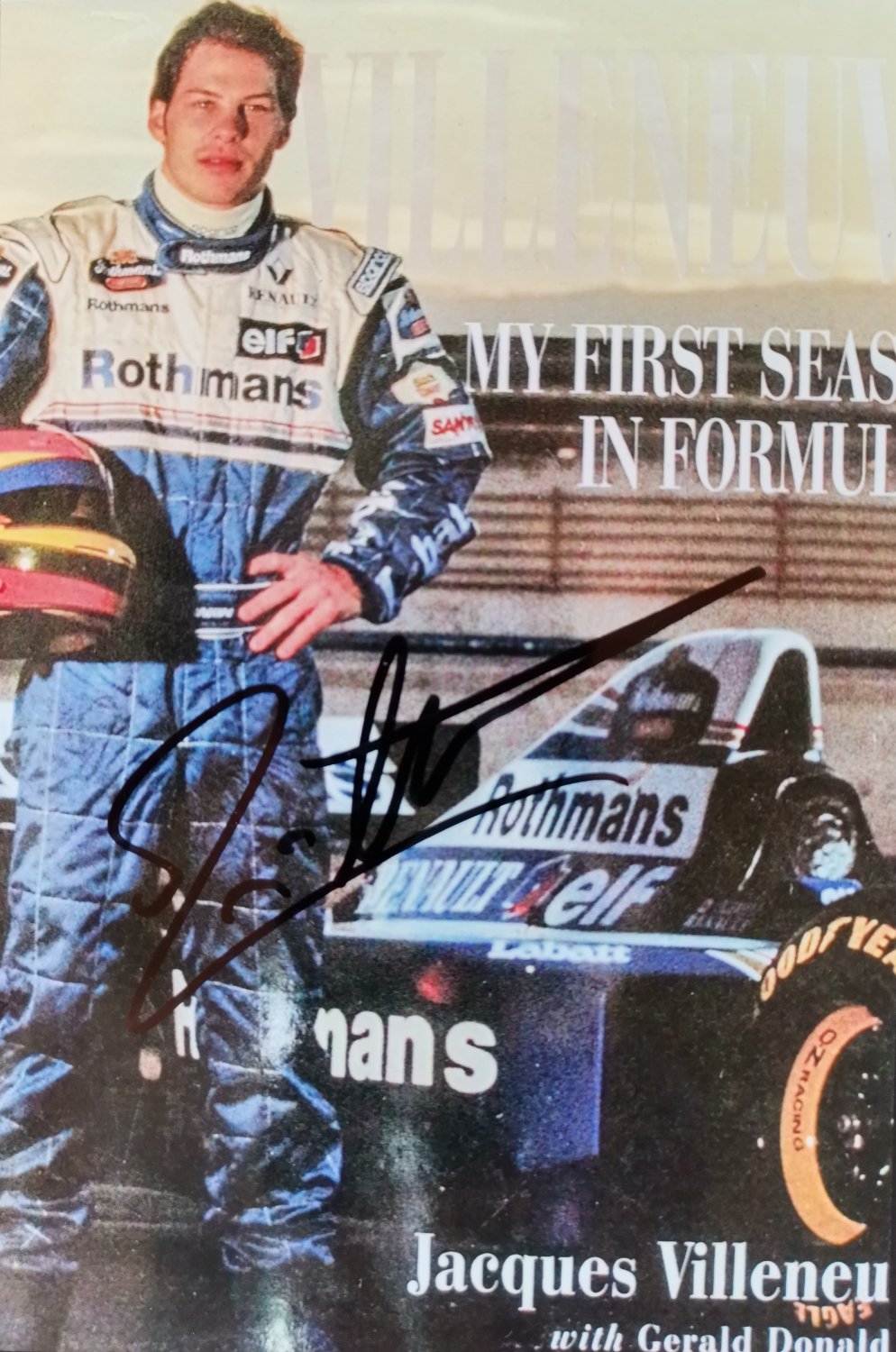 Jacques Villeneuve, Formula 1,  Signed Autographed 6x4 Photo