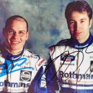 Heinz harald frentzen and Jacques Villeneuve, Autographed 6x4 Photo