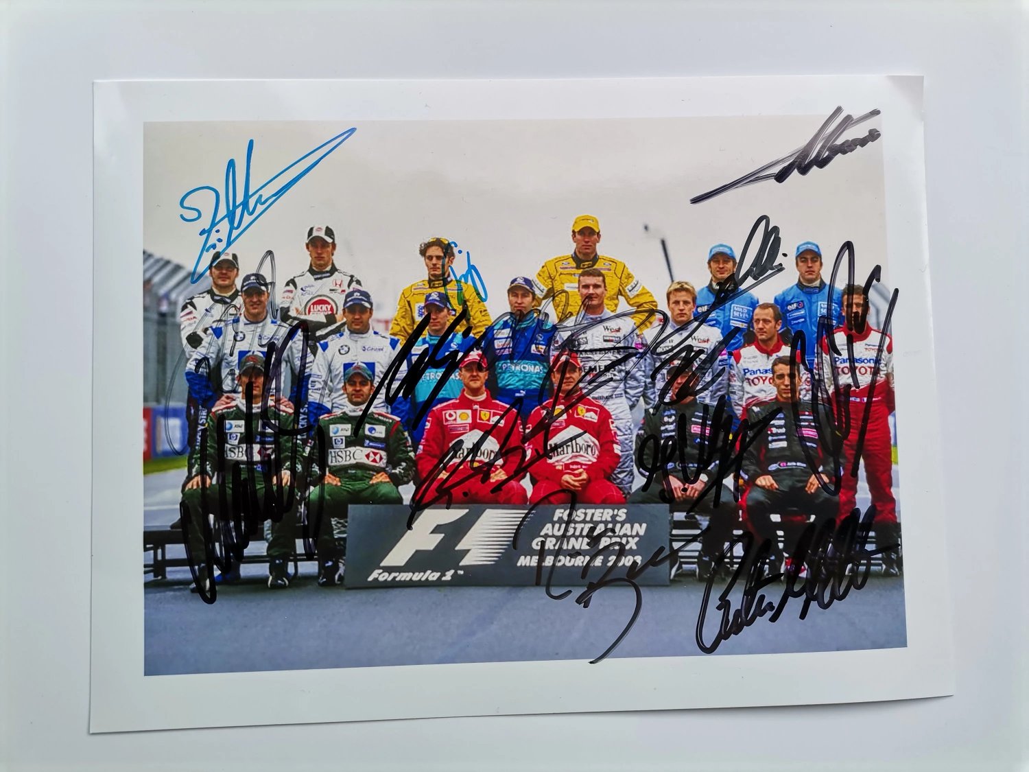 Formula 1, Australia GP 2005, Multi Signed Autographed Photo