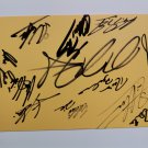 Formula 1 driver 9x Multi Signed Autographed 6x4 card