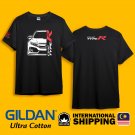 Honda Civic FK8 TYPE R Gildan Ultra Black Heavy Cotton T-shirt Size S-3XL