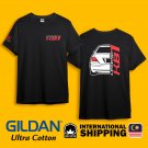 Honda Legend KB1 Rear JDM Car Gildan Ultra Black Heavy Cotton T-shirt Size S-3XL