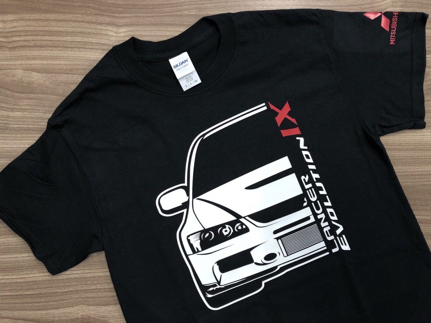 Lancer Evolution IX Car JDM Black Heavy Cotton Size S-3XL T-shirt