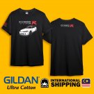 Integra DC2 Type R JDM Car Graphic Black Heavy Cotton Size S-3XL T-shirt