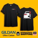 Integra DC5 Type R JDM Rear Car Graphic Black Heavy Cotton Size S-3XL T-shirt