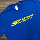 Civic EP3 Spuun Sports JDM Car Royal Blue Heavy Cotton Size S-3XL T-shirt