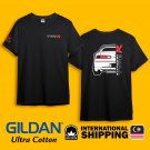 Integra DC2 Type R JDM Rear Car Graphic Black Heavy Cotton Size S-3XL T-shirt