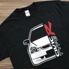 Civic EP3 Motorsport JDM Front Car  Black Heavy Size S-3XL Cotton T-shirt
