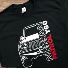 Nis an Patrol Y60 4x4 Pickup JDM Wheels Black Heavy Cotton Size S-3XL T-shirt