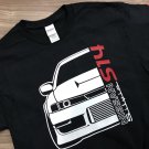 Ni san Silvia S14 JDM Car Wheels Black Heavy Cotton Size S-3XL T-shirt