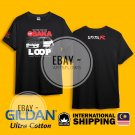 Civic Type R EK9 Car Osaka Kanjo Loop One Black Heavy Cotton Size S-3XL T-shirt