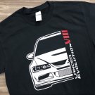 M!tsubshi Lancer Evolution VIII Car JDM Black Heavy Cotton Size S-3XL T-shirt