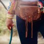 Lace-up Belt Rivet Satchel Medieval Steampunk Dress Up