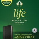 NLT Life Application Study Bible, Third Edition, Large Print (Leatherlike, Black/Onyx, Indexed)