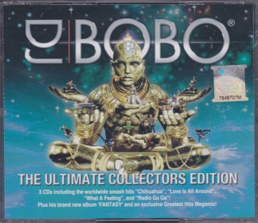 DJ BoBo &acirc;��The Ultimate Collectors Edition 3CD Greatest Hits + Fantasy + Megamix