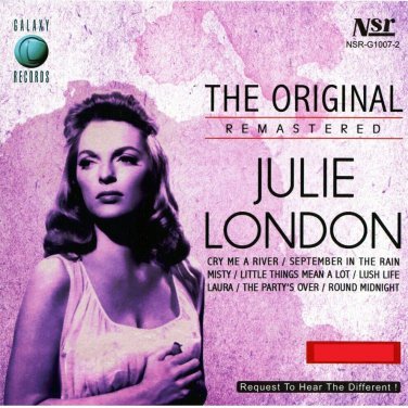 Julie London The Original Remastered CD 24 Greatest Hits Malaysia Release Mint