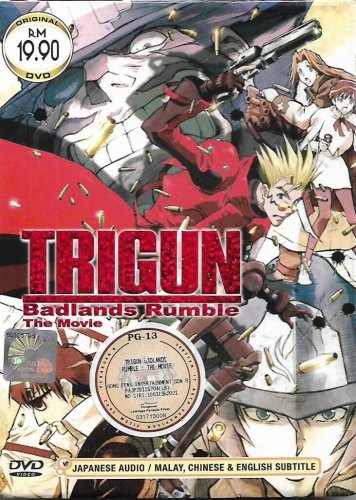 Trigun Badlands Rumble The Movie Japanese Anime DVD Subtitle English Region All
