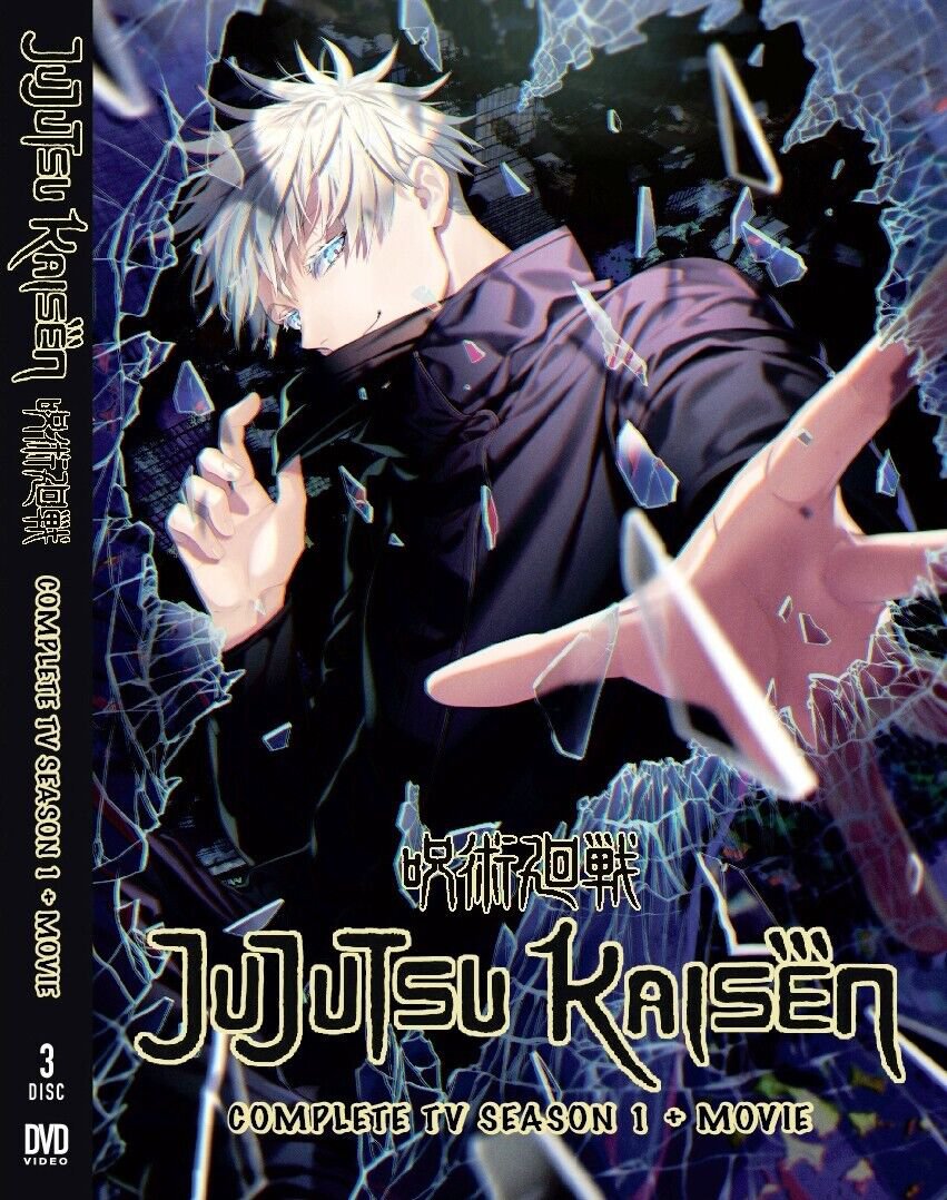 Jujutsu Kaisen Complete TV Season 1 + Movie Japanese Anime DVD English Dubbed