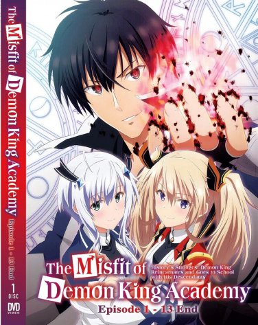The Misfit of Demon King Academy Episode 1-13End Japanese Anime DVD English Dub