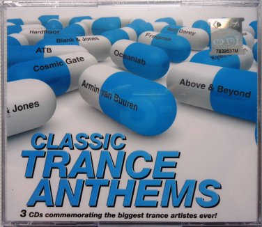 Classic Trance Anthems 3CD Singapore Edition Biggest Trance Artist Mint EQ Music