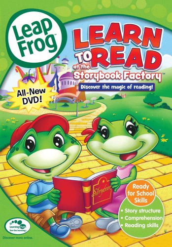 Leap Frog DVD Learn To Read at the Storybook Factory Discover Magic of Reading
