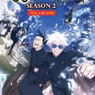 Jujutsu Kaisen Season 2 Vol.1-23 End Japanese Cartoon Anime DVD English Dub Region All Free Ship